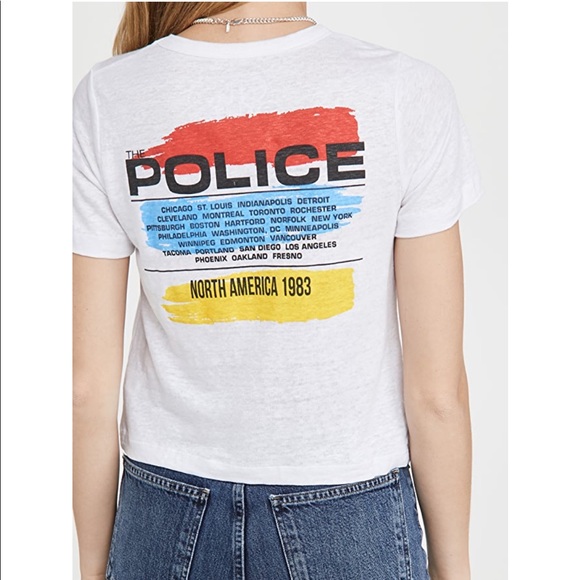 Chaser Police Crop Tee - Picture 2 of 12